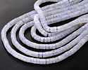 Blue Rose Quartz Heishi 2x4mm