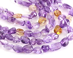 Ametrine Small Tumbled Nugget 9-11x8-9mm