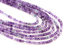 Purple Fluorite (AA) Microfaceted Miracle Cube 2.5mm