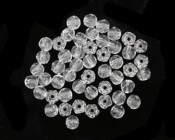 Czech Glass Crystal English Cut Round 3mm