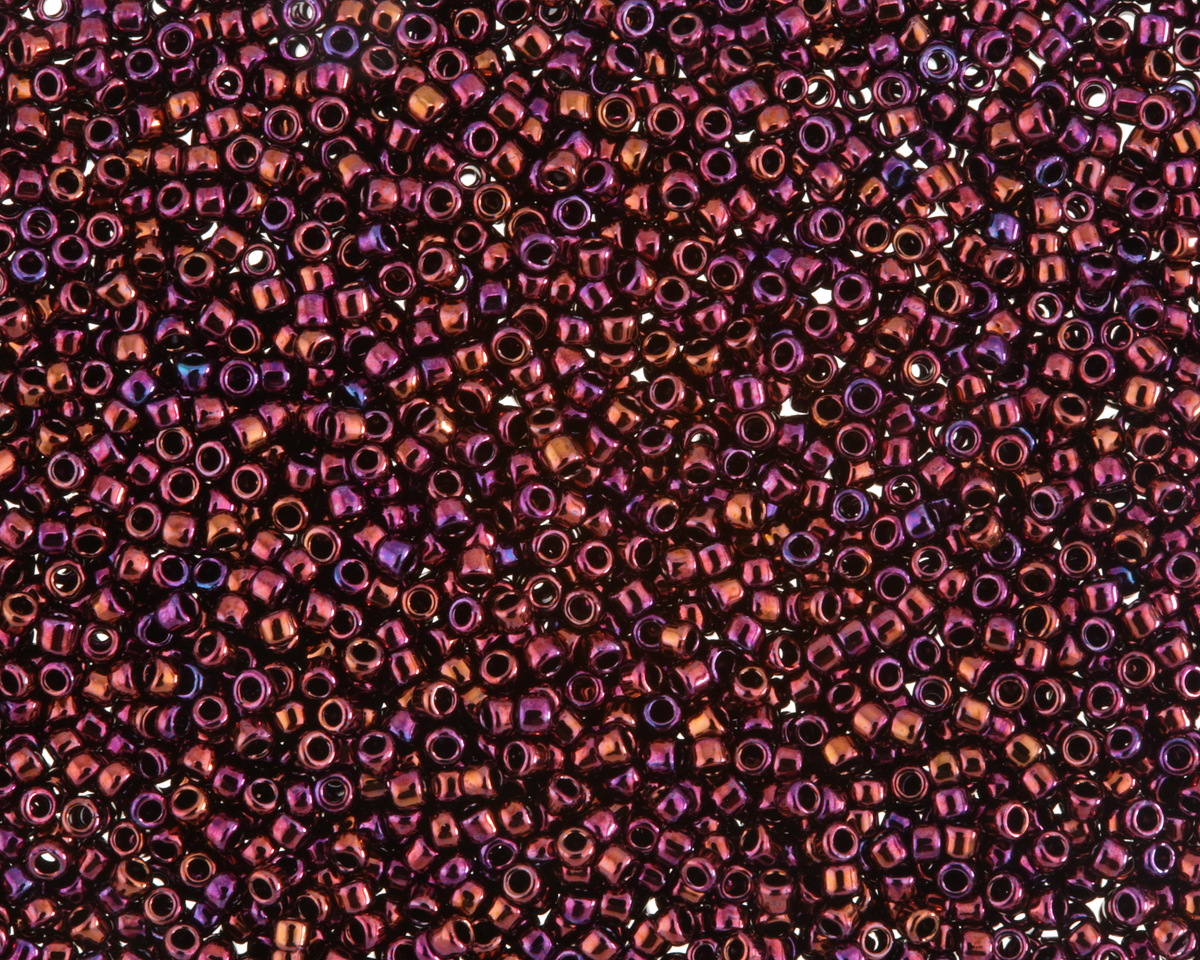 TOHO Higher Metallic Amethyst Round 15/0 Seed Bead