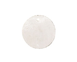 Capiz Shell Coin Focal 20mm