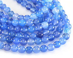 Arctic Sky Agate Round 8mm
