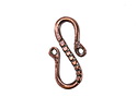 Mykonos Antique Copper (plated) Pebbles S-Hook 24x12.5mm