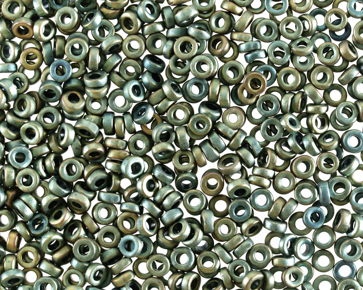 Miyuki Matte Metallic Patina Iris Spacer Bead 3mm