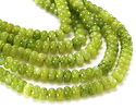 Olive Green Agate Rondelle 5x8mm