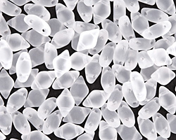 Matte Crystal GemDuo 8x5mm Seed Bead