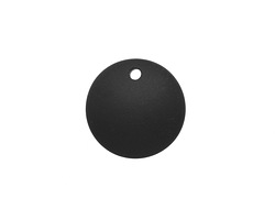 Jet Beach-Style Glass Concave Coin 18mm