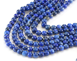 Denim Lapis Round 6mm