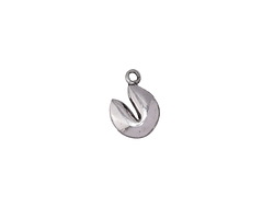 Zola Elements Antique Silver (plated) Fortune Cookie Charm 8x12mm