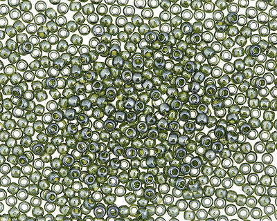 TOHO Transparent Lustered Olivine Round 11/0 Seed Bead