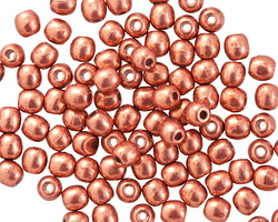 Czech Glass ColorTrends: Sueded Gold Lantana Round 3mm