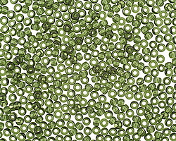 TOHO Transparent Olivine Round 11/0 Seed Bead