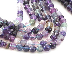 Rainbow Fluorite Round 6mm