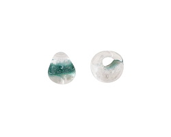 Unicorne Beads Glass Whirlpool Mini Teardrop 6-7mm