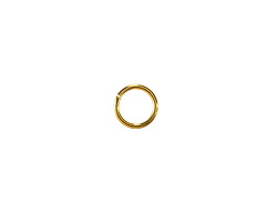 Gold (plated) Jump Ring 7mm, 20 gauge