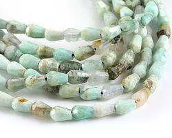 Amazonite Faceted Teardrop 6x4mm