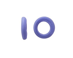 African Recycled Matte Periwinkle Dogon Mini Ring 10-14mm