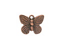 Nunn Design Antique Copper (plated) Butterfly Charm 18x15mm