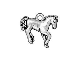 TierraCast Antique Silver (plated) Yearling Charm 20x18mm