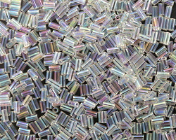 Miyuki Crystal AB Bugle Bead 3mm