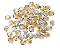 Czech Glass Twilight Crystal Fire Polished Round 4mm