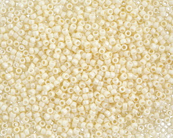 TOHO Opaque Pastel Frosted Egg Shell Round 15/0 Seed Bead