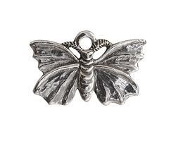 Green Girl Pewter Nocturnal Moth Fairy 44x27mm
