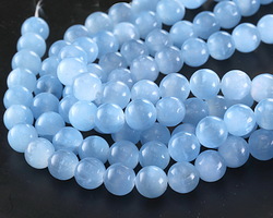 Sky Blue Selenite Round 10mm