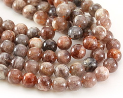 Copper Sunstone Round 10mm