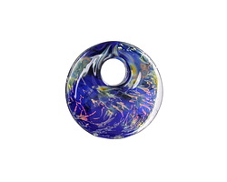 Unicorne Beads Glass Midnight Skies Small Halo Disk 20mm
