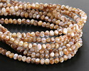 Natural Mussel Shell Mother of Pearl Rondelle 3x4mm