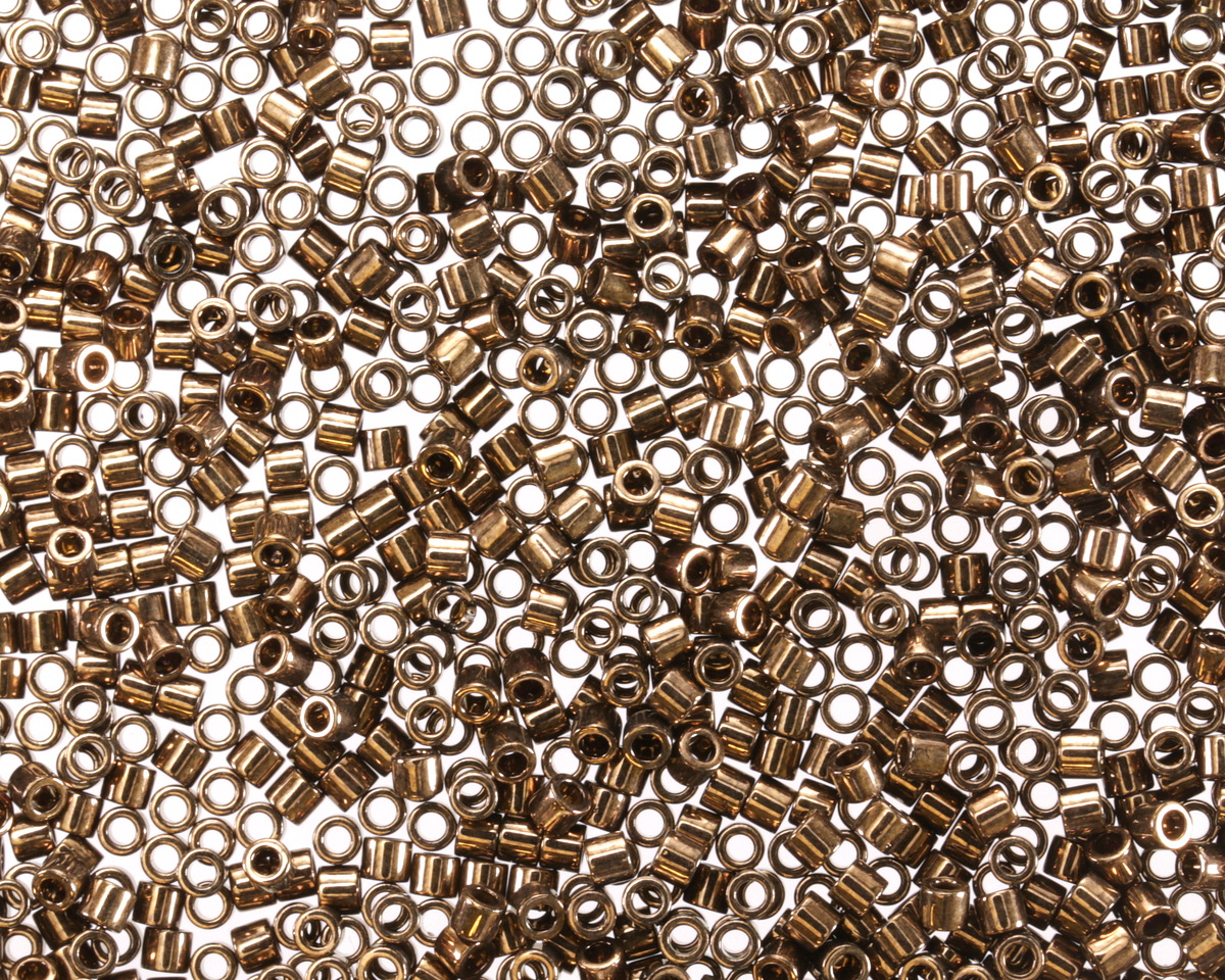 Miyuki Delica Metallic Dark Bronze (DBS0022) 15/0 Seed Bead