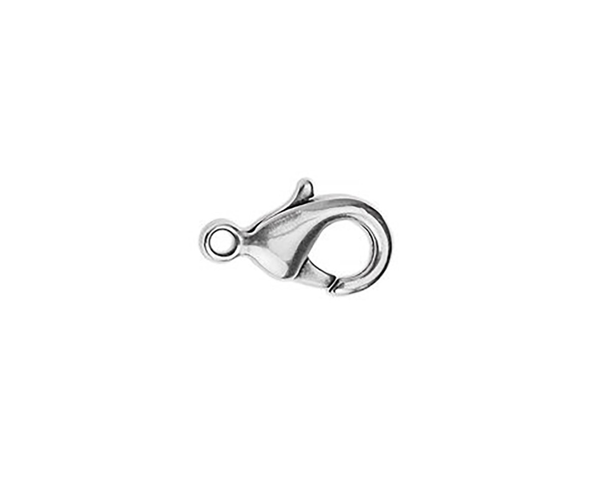 TierraCast Antique Silver (plated) Lobster Clasp 15x9mm