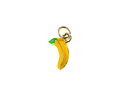 18k Gold (plated) Enamel Banana 8x13.5mm