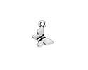 Antique Silver (plated) Mini Butterfly Focal 11x13.5mm