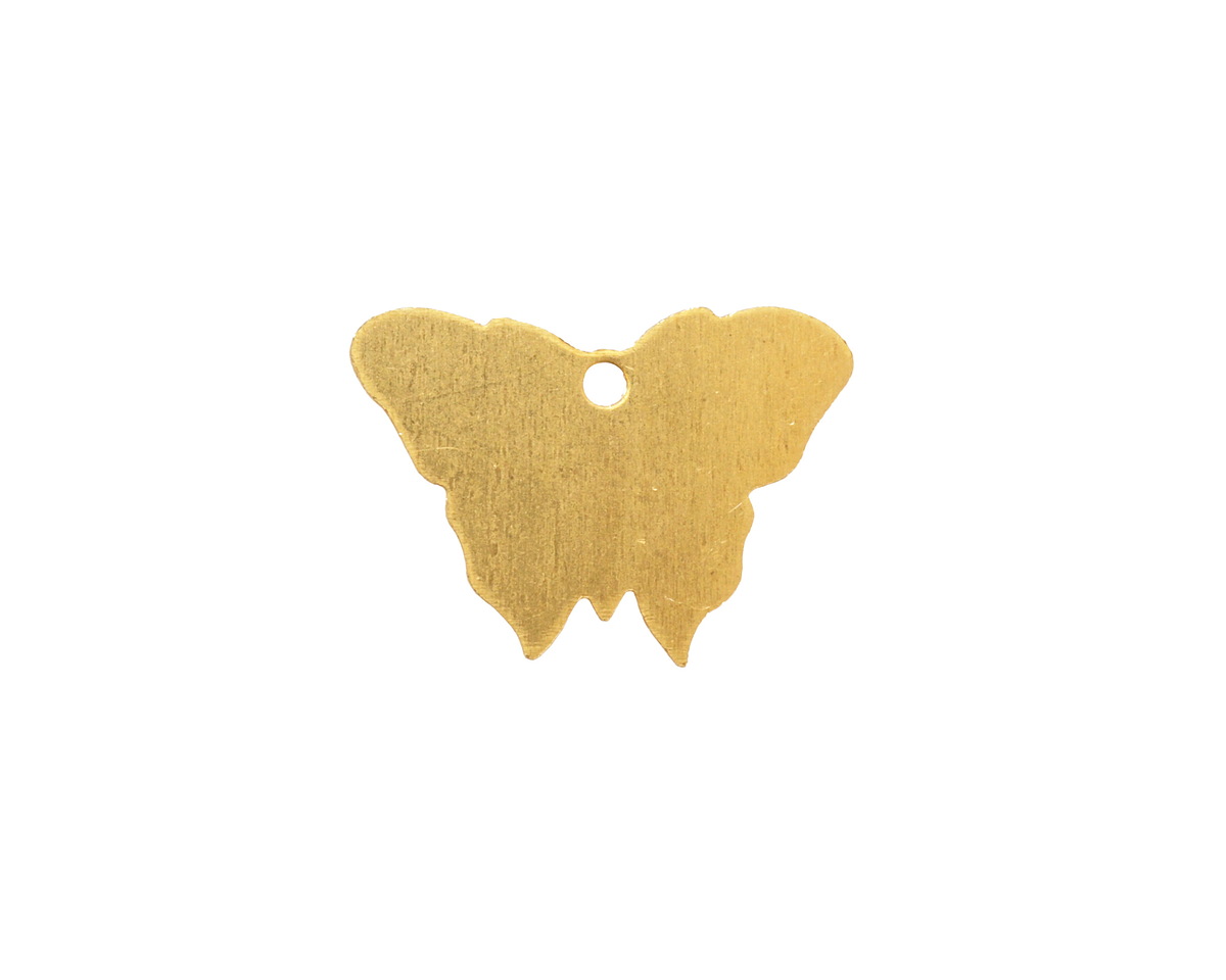 Vintaj Solid Brass Small Butterfly Blank 19x13mm
