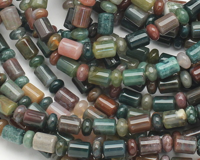 Fancy Jasper Barrel Rondelle 4-9x6mm