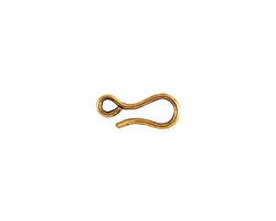 Nunn Design Antique Gold (plated) Hook Clasp 14x6mm