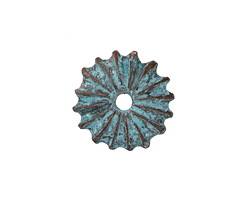 Mykonos Copper (plated) Patina Sea Urchin Spacer 6x20mm