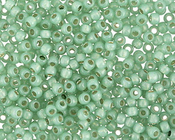 TOHO Milky Dark Peridot (with Silver Lining) Round 8/0 Seed Bead
