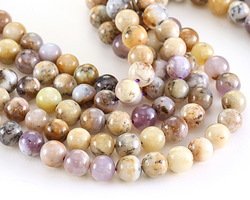 Purple Moss Opal Round 8mm