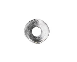 Mykonos Silver (plated) (Large Hole) Small Washer 15mm