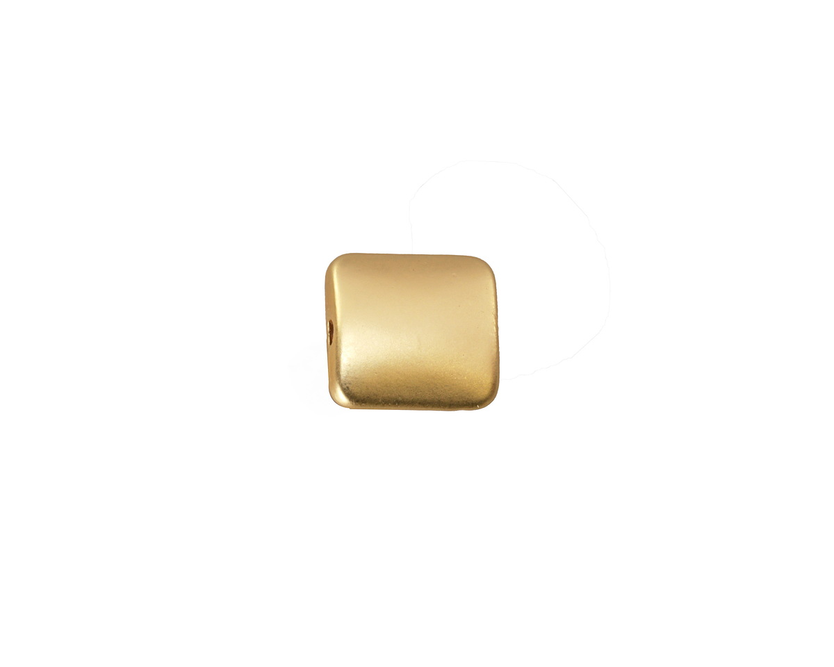Satin Hamilton Gold (plated) Tile 10x10mm