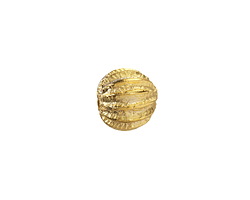 Mykonos Gold (plated) Sea Urchin Round 12mm