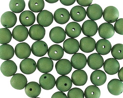 Czech Glass ColorTrends: Green Garden Round 6mm