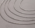 Stainless Steel Delicate Cable Chain, 2.25x1.75mm links, 25ft Spool