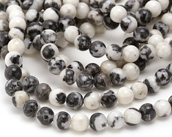 Mexican Zebra Jasper Round 8mm