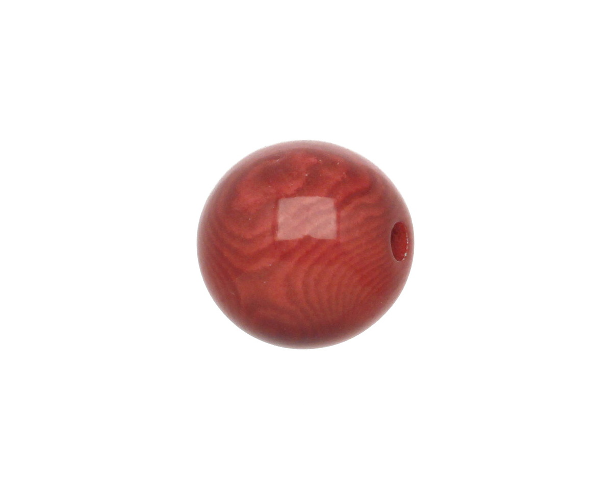 Tagua Nut Rhubarb Round 16mm