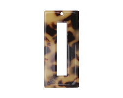 Zola Elements Light Tortoise Shell Acetate Rectangle Donut 22x49mm